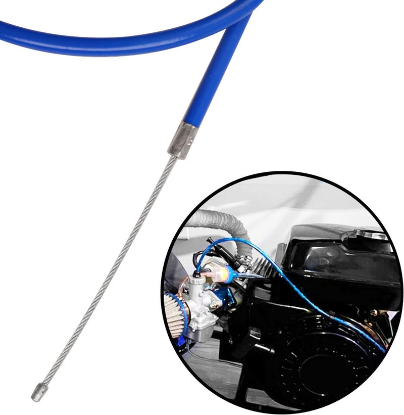 HOLATO 36'' Throttle Cable for SSR70 SSR110 SSR125 50cc 70cc 110cc 125cc Tao Tao DB14 DB24 DB27 Baja Dirt Runner DR70 DR90 DR125 Apollo RFZ XR50 XR70 Coolster Roketa Chinese Pit Dirt Bike Motor Blue - Image 5